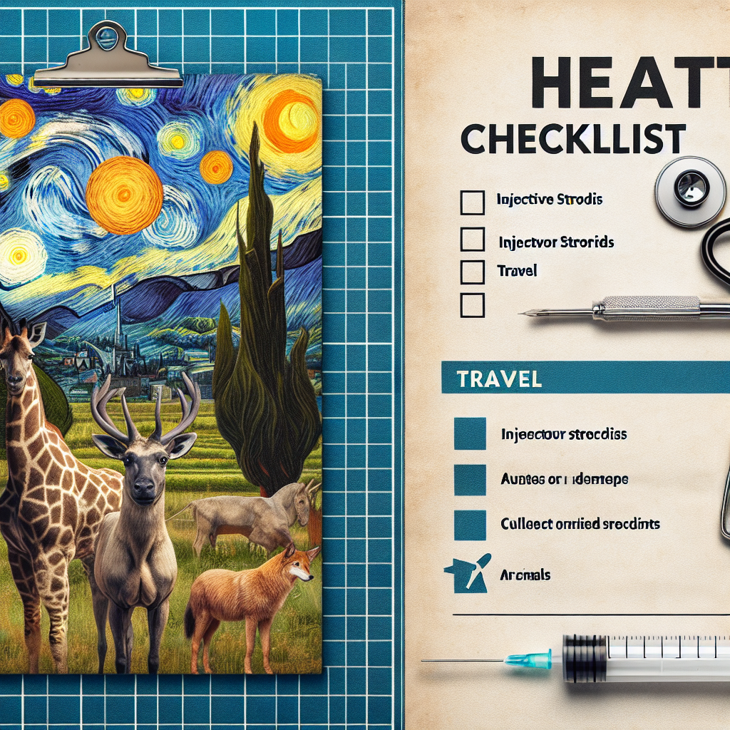 Esteroides inyectables y viajes: checklist de salud